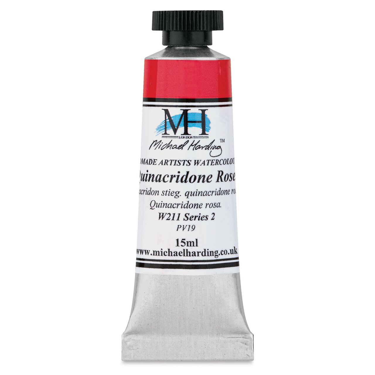 Michael Harding Artists Watercolor - Quinacridone Rose, 15 ml